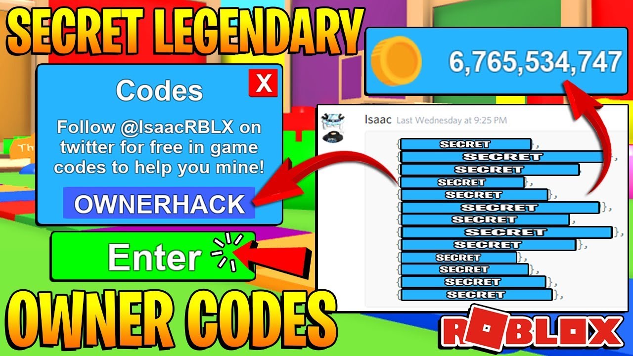 All Codes For Mining Simulator